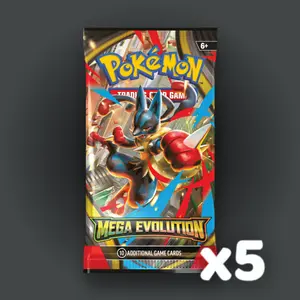 5x Mega Evolution Pokemon Booster Packs