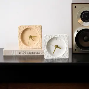 Nordic desktop ornament home decoration modern minimalist creative silent clock living room quartz clock