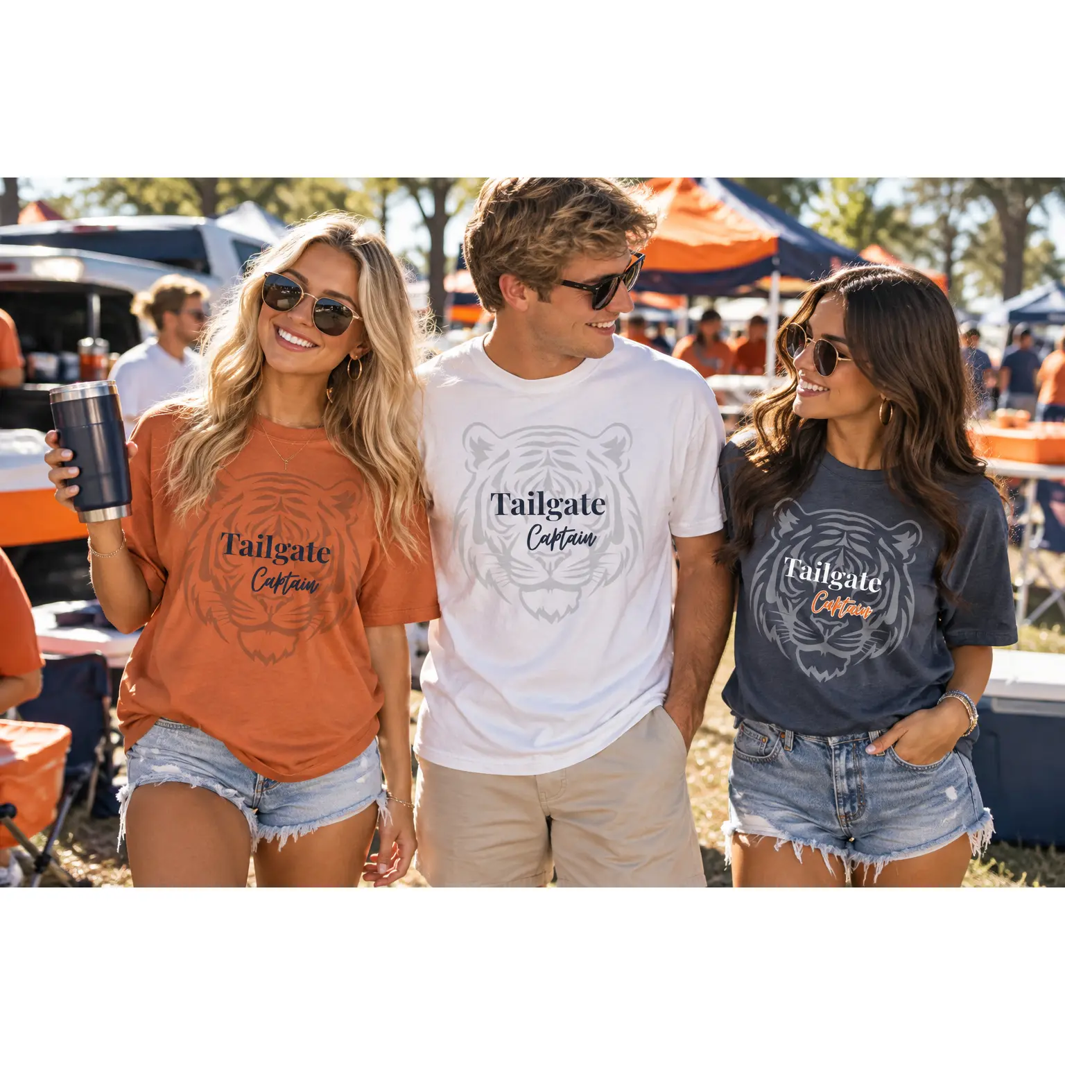 Tailgate Captain Tiger T-Shirt
