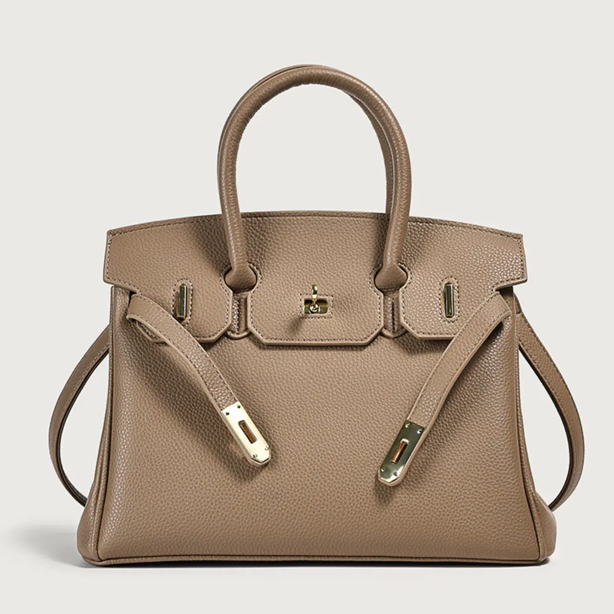 Lock Satchel Handbag for Women, Top Handle for Daily & Occasion