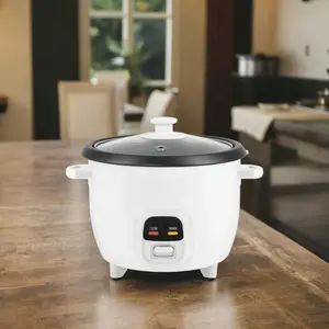 Bonded Granite 6-Cup Rice Cooker With Enhanced Non-Stick Pot