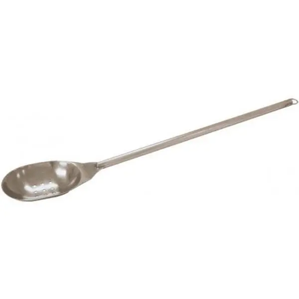 Bayou Classic Bayou Spoon, 40" Heavy-Duty Stainless Steel Stirring Utensil with Superior Design for Large Jambalaya Pots, Campfire & BBQ Party