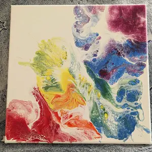 Outburst 12x12 canvas