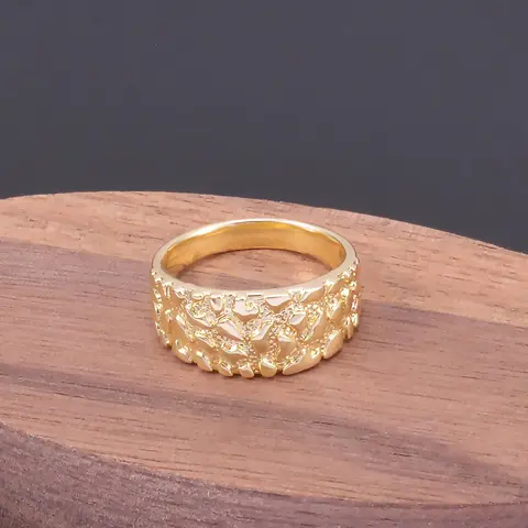 Texture Metal Design Ring, Fashion Jewelry for Party, Daily Clothing Decor, Trendy All-match & Exquisite Jewelry for Birthday Gift, Beautiful Rings