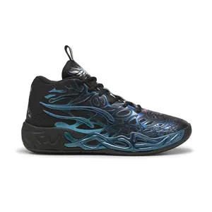 PUMA Mens Mb.04 Reflections Basketball Sneakers Shoes - Black
