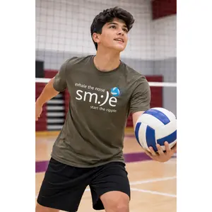 Exhale the Noise sm:)e Start the Ripple | Volleyball Jersey Tee