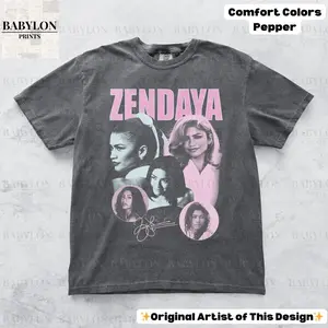 Vintage Zendaya T Shirt, Zendaya Unisex Clothing, Zendaya Sweatshirt, Zendaya Crewneck Longsleeve, Zendaya Gift for Her, Zendaya Movie Shirt