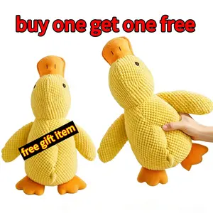 25cm Yellow Hug Stuffed Animal Duck Kawaii Large 7 Colors Giant Duck Plush Toy Sleeping Pillow Big Christmas Gift for Friend Dog Toy Stomping Duck Bite Resistant Durable Chew Grinding Teeth Cleaning Large Dog Interactive Chew Entertainment Puppy Boredom P