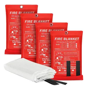 Emergency Fire Blanket, Fire Blanket Emergency for Home Safety, Safety Suppression Shield Retardant Extinguisher Fiberglass Welding Fireproof Cloth Towel, Emergency Survival Supplies