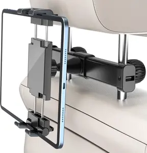 Headrest Tablet Holder, Tablet Mount for  Backseat for , Road Trip Essentials Compatible with , iPad, Galaxy Tab, 5.1''-15.6'' Devices, Travel  Rest  Accessories