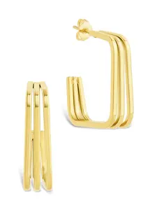 Square Prong Davina Hoop