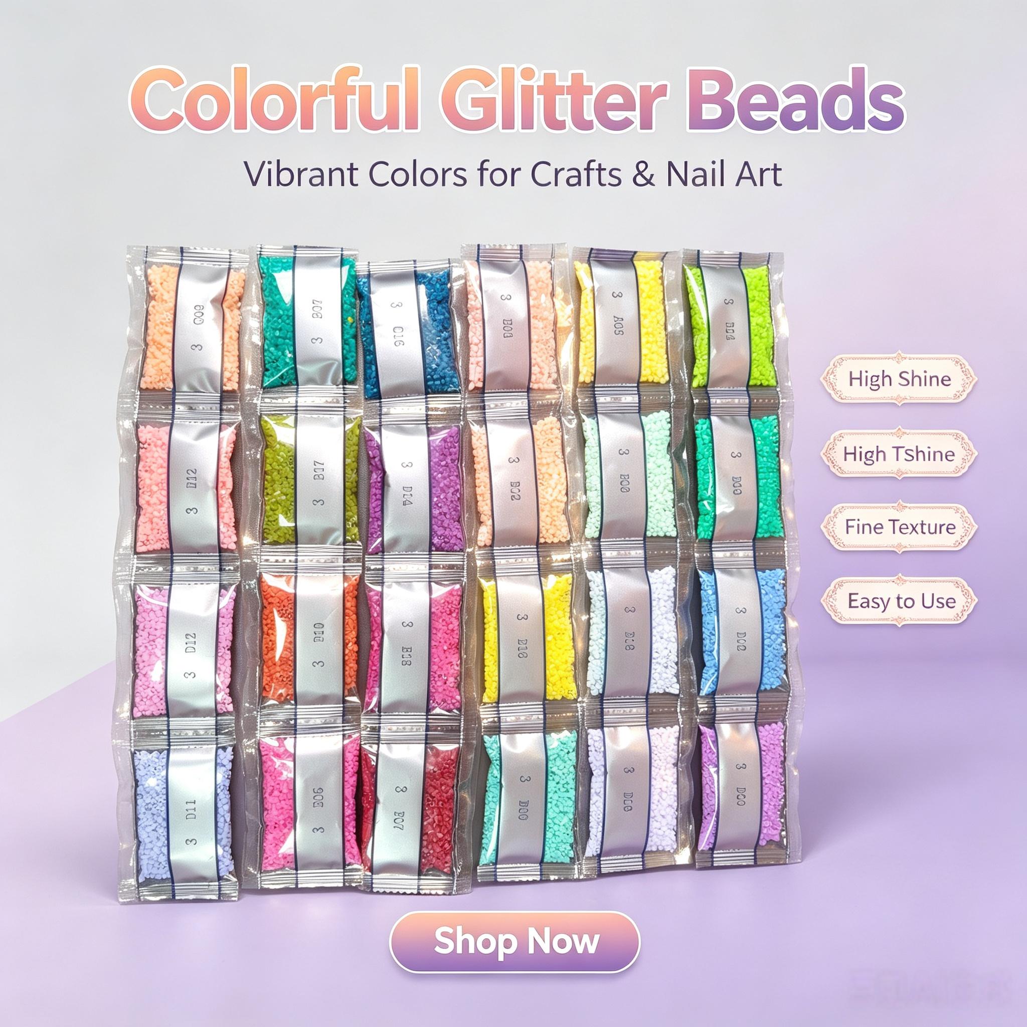 Fuse Beads Refill Pack, 221 Assorted Colors DIY Pixel Art Melting Beads Craft Supplies