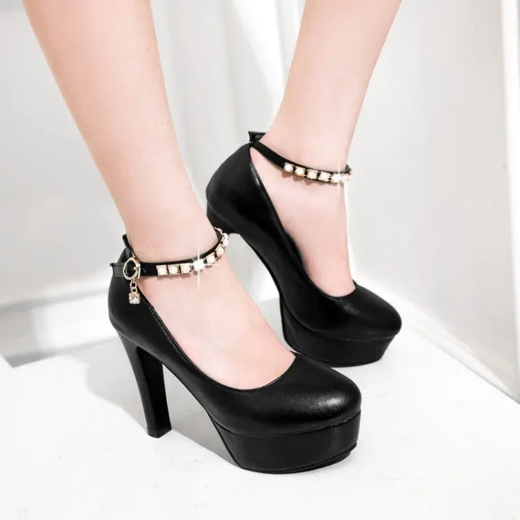 Amara Pearl Strap Heels – Simple, Elegant, Timeless