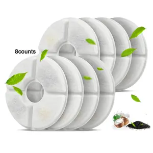 Cat Water Fountain Filter, Replacement Filter Accessories for Pet Water Fountain, Multi-cycle Filter for Dog & Cat