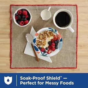 Dixie Small Paper Bowls, Microwave-Safe, Soak-Proof, Disposable Bowls Great For Snacks, Dessert, And Light Lunch Meals