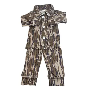 Cocokids Cozy Camo Hunting Pajamas | Boys Winter Sleepwear Set | Warm Kids Clothing for Little Outdoorsmen