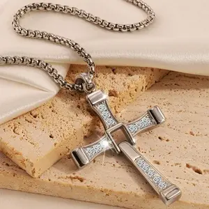 Elegant Inspired Cross Necklace - Empowering Pendant for Active Lifestyles - Perfect Gift for Birthday & Anniversary