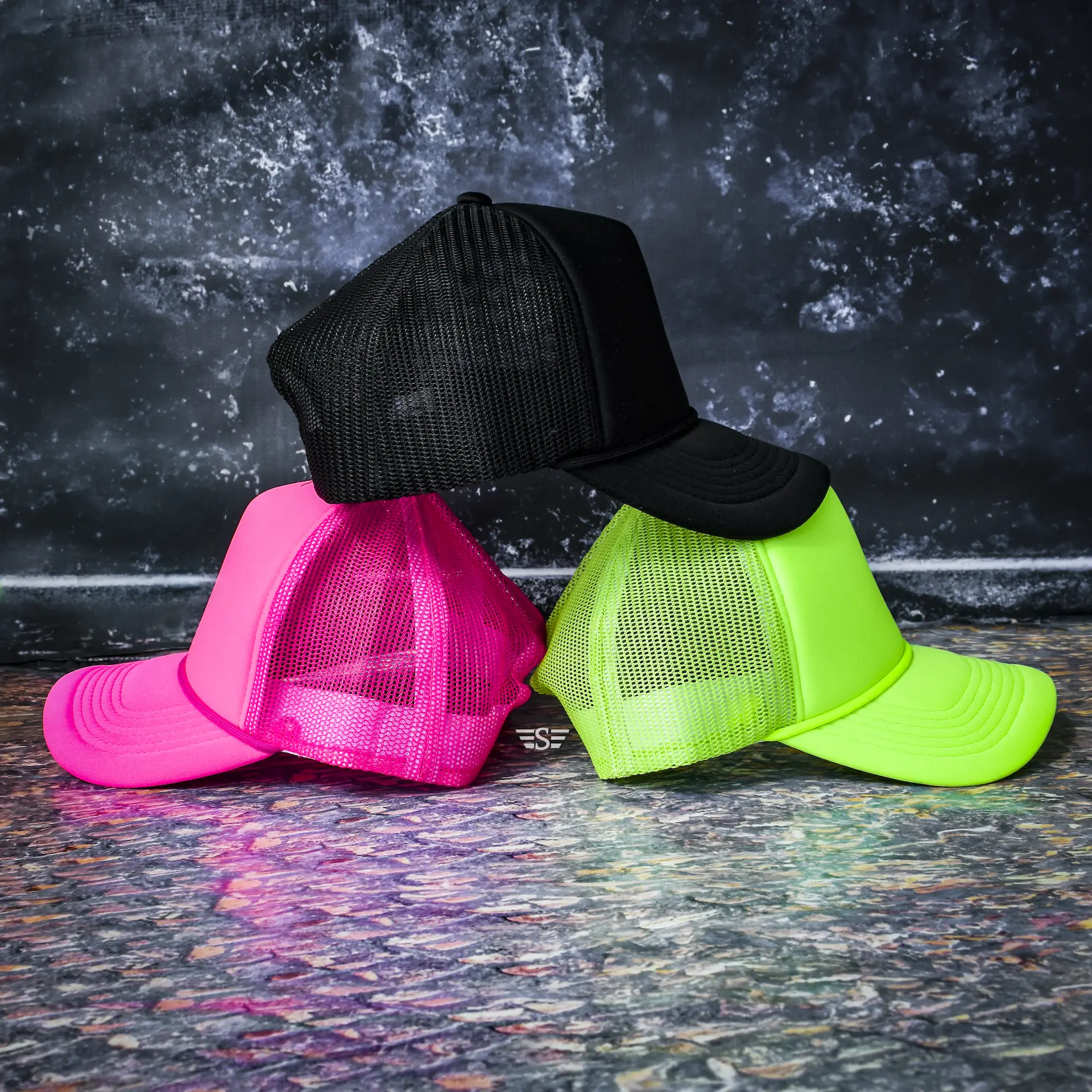 Solid Magna Pony® Mesh Foam Trucker Hat