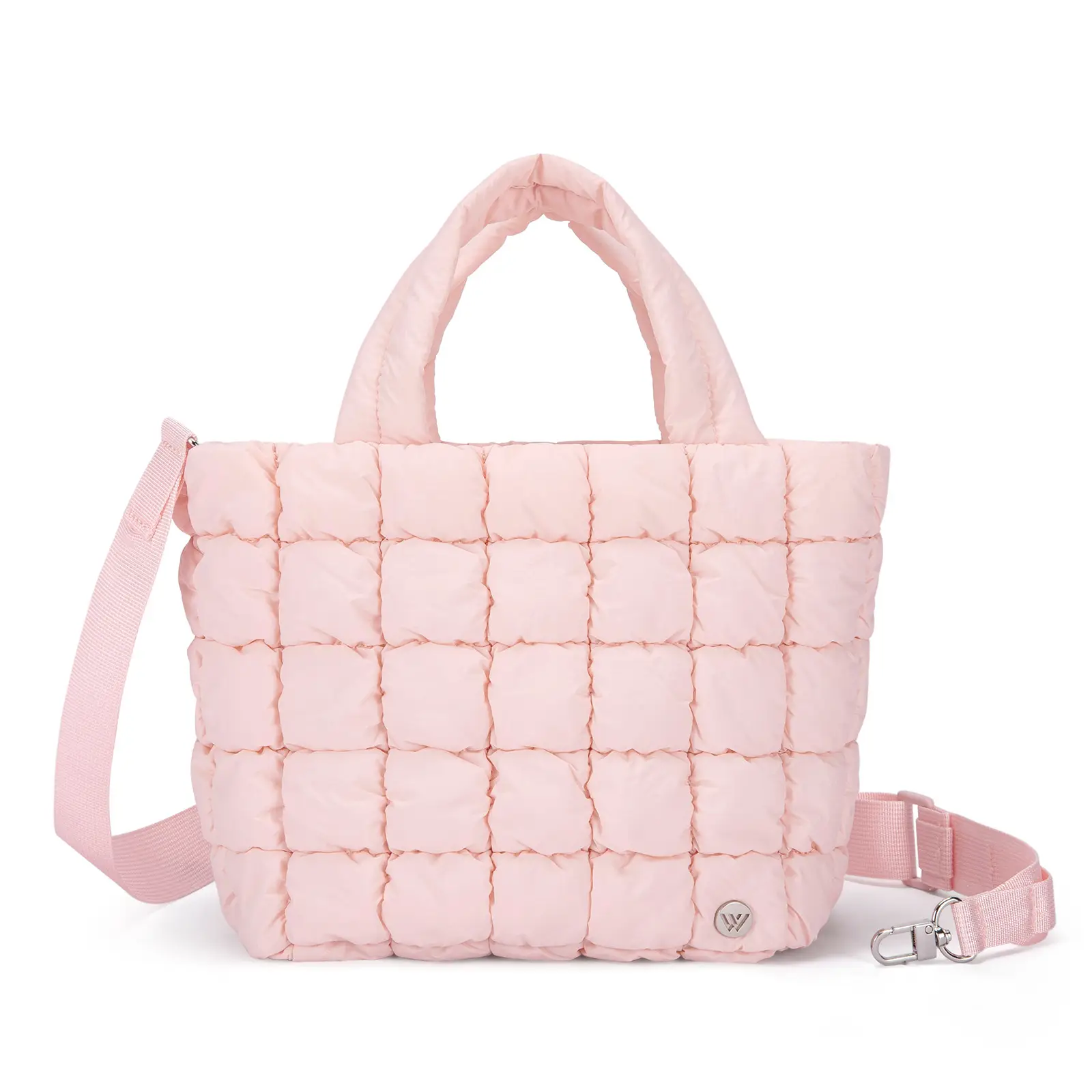 WESTBRONCO Fallfreshness Small Puffer Shoulder PICNIC Bag Crossbody FASHION Bags for fall Quilted Everyday Purse Bags for Women Nylon Shoulder Purse H