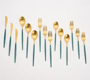 BFF Collection 20-Piece Service for 4 Goldtone Flatware Set BFF Collection 20-Piece Service for 4 Goldtone Flatware Set