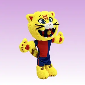 2026 Popular Football Cat Mascot Plush, Soft Stuffed Toy with Durable Material & Vivid Colors