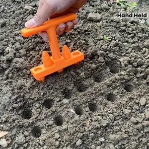 Handheld Gardening Multi-Hole Seed Planter, Creates 0 to 5 Holes, Ideal for Seeding, Cuttings, Seedling Cultivation, Planting Young Plants