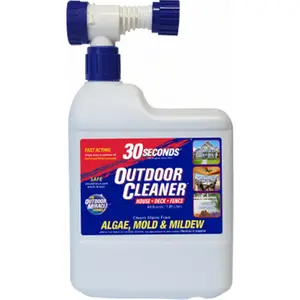 212 MAIN 64oz Fast-Acting Outdoor Cleaner with Hose End Sprayer, Home Cleaning Products, Household Cleaning Supplies, Mold & Mildew Stain Removal Liquid