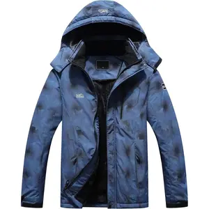 Men's Ski Jacket Warm Winter Waterproof Windbreaker Hooded Raincoat Snowboarding Jackets