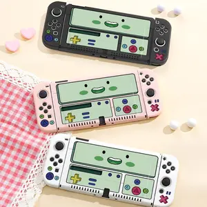 Cute Cartoon Pattern Handheld Game Console Protective Case, Lightweight Full Coverage Protective Case, Game Console Protective Case for Switch OLED