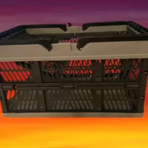 Storage Essentials Collapsible Basket 4 Step Fold 12 in. x 7.9 in. x  6.3 in. Storage container cleaning