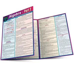 QuickStudy Algebra Part 2 Laminated Study Guide