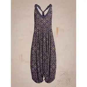 2025 Street Trendy Milk Silk Brushed Multi-Color European and American Sports Casual Jumpsuit Womenswear Overalls 1 Figure Bohemian Boho Ethnic