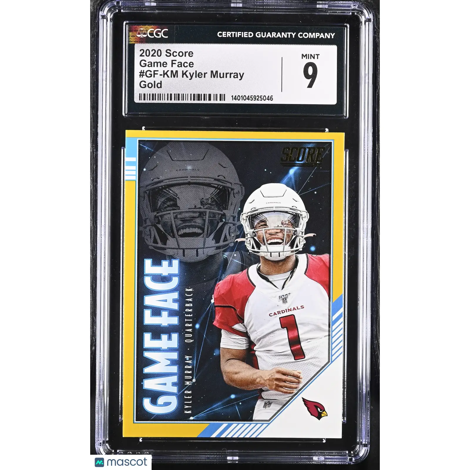 Kyler Murray CGC 2020 Score #GF KM Gold Game Face Football 9