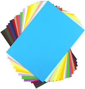 Cardstock Paper Colored Cardstock 20 Sheets, 20 Assorted Colors A4 Size Cardstock Paper 8.5" x 11, 200GSM 75 lb Cardstock Colored Paper for Card Making, Craft, Scrapbooking, Party Decors, Kids School Supplies