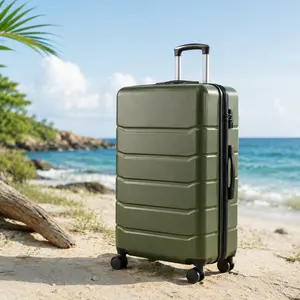 Sweetcrispy Hardshell Expandable Suitcase - 20/24/28 Inch, Lightweight ABS, 360° Spinner Wheels, TSA Lock, Durable Carry-On Luggage & Checked Bag for Travel