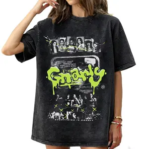 Vintage Graphic T-Shirt: Katseye Gnarly T-shirt, Eyekon Kpop Fan Merch shirt, Unisex Tshirt, Y2K 90s Graphic Shirt, gift for her, him, Womenswear Top, Retro Korean Idol Tee, Aesthetic Streetwear Outfit, Trendy Music Fan Gift Casual Round Neck Cotton Soft