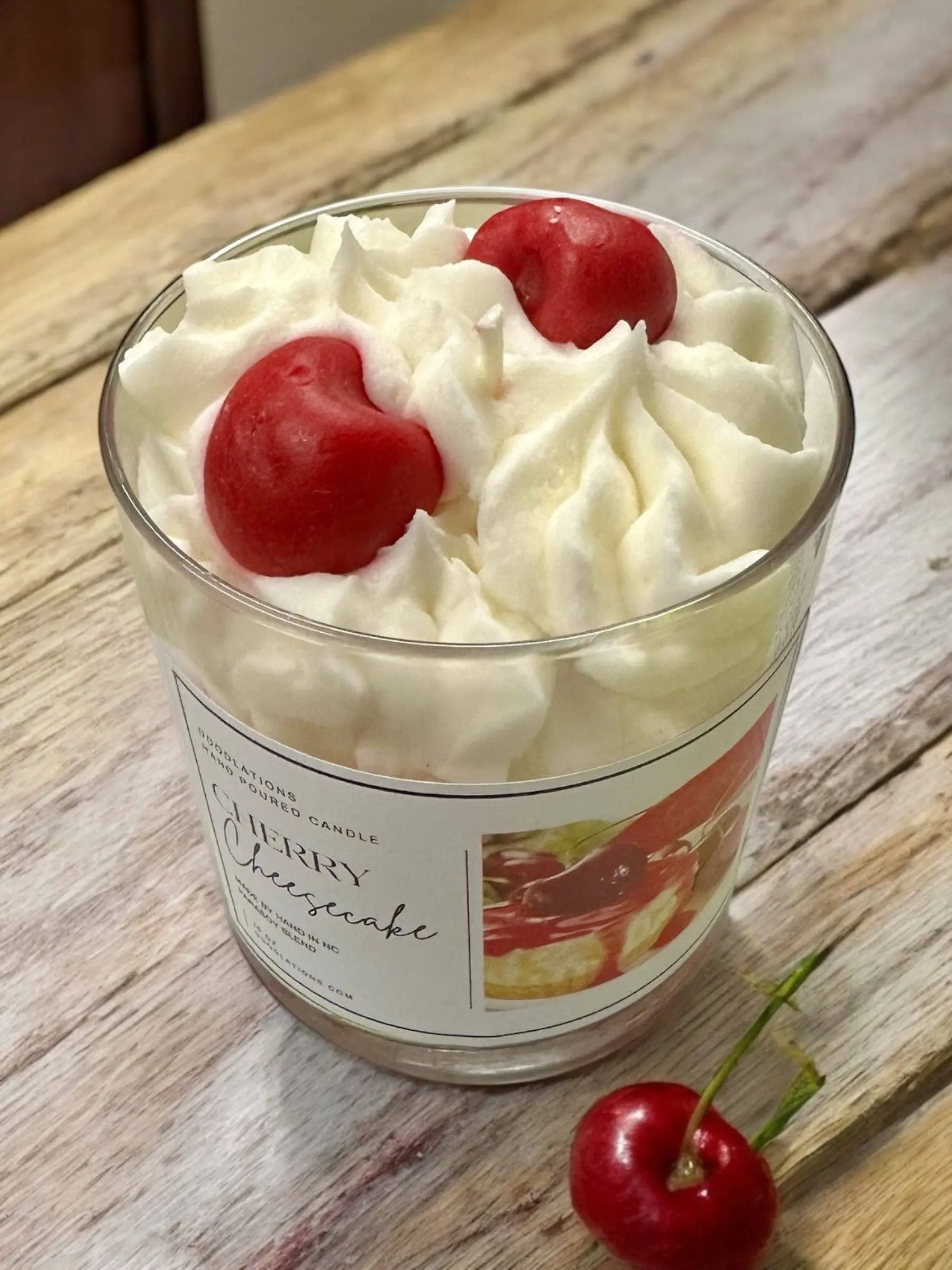 Luxury Boutique Essential Sweet Cherry Cheesecake Aromatherapy Candle - Home Decor, Home Supplies Item