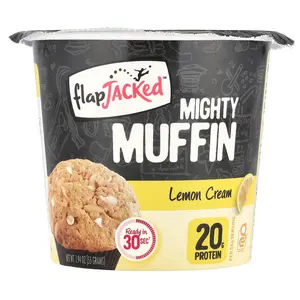 FlapJacked Mighty Muffin, Lemon Cream, 1.94 oz (55 g)