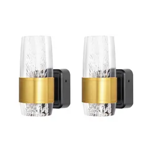 Coolilumi LED Acrylic Nightlight, Dimmable Crystal Plug into Wall Night Lights with 0-100 LM Adjustable Brightness for Bedroom, Hallway