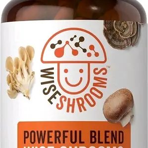 Mushroom Complex Capsules - 1650mg, 120 Count, 8 in 1 Blend, Vegetarian, Non-GMO, Gluten Free Supplement - Edible, Healthcare