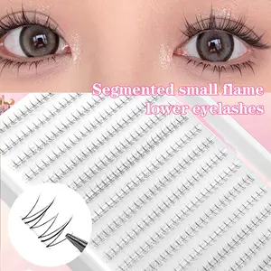 Natural Fine and Dense Cluster Lashes, Reusable Soft Curls Perfect for DIY Beginners, Multiple Styles Available