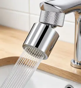 No More Splashing! 2-Mode Kitchen/Bathroom Faucet Sprayer Adapter