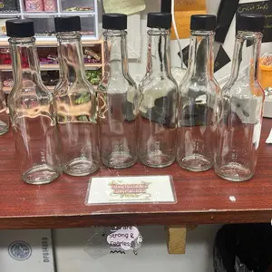 Clear Glass Hot Sauce Bottles PICK A SCENT for DIY Projects and Decorations Perfect for Crafting and Home Decor Ideal for Customizing