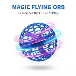 Levitating Induction Flying Ball, Glow Gyro for Fingertip Play, Sports & Outdoor Training Ball