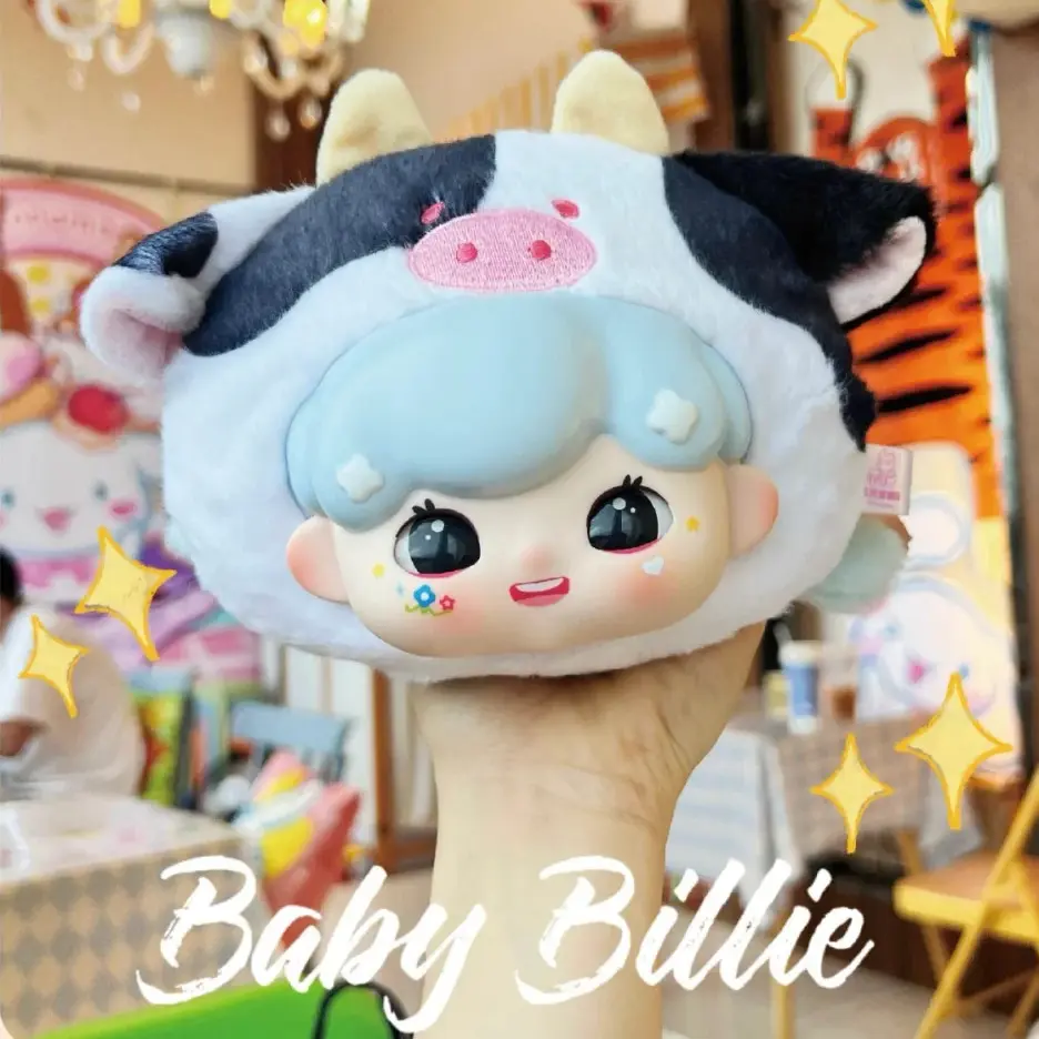 Baby Billie Big Head Bag Soft Toy Series 2 Plush Stuffed Animals Surprise Mystery Blind Box Collectible