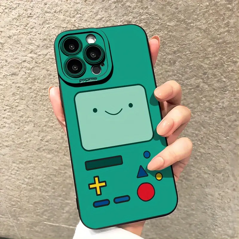 A black, fun, cute cartoon BMO pattern personalized creative phone case - suitable for iPhone 17 Air/ A black, fun, cute cartoon BMO pattern personalized creative phone case - suitable for iPhone 17 Air/