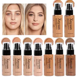 Long-wearing liquid foundation concealer, waterproof, easy to apply, natural makeup look