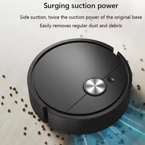 3 in 1 Robot Vacuum Rechargeable Vacuum Robot Sweeping Machine Compact Cleaning Machine for Pet Hair Stubborn Dirt