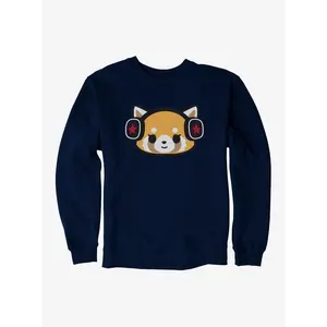 Aggretsuko Metal Headphones Unisex T-shirt Sweatshirt Hoodie, Trending Shirt, Gift for Him