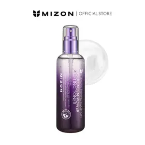 MIZON Collagen Power Lifting Toner – Marine Collagen, Adenosine & Vitamin E Skin Booster for Elasticity & Wrinkle Care (120ml / 4.06 fl oz)